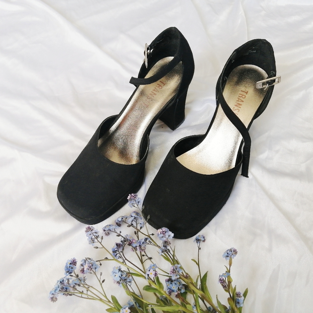 Black high heels